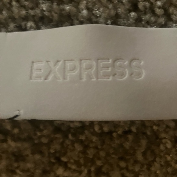 Express Black Buckle Belt - Picture 8 of 9